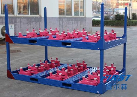 RAL galvanisierte Logistik Automotor-Umsatz-stapelbare Stahlpaletten
