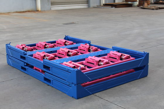 ISO-Lager-harte Beanspruchung 2400-lbs-stapelbare Stahlpaletten