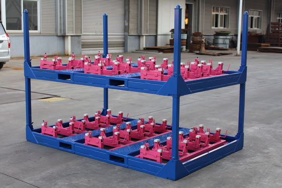 ISO-Lager-harte Beanspruchung 2400-lbs-stapelbare Stahlpaletten