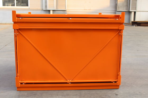 Faltbare galvanisierte Metallpaletten-Käfige 2.0mm Stärke-48KG
