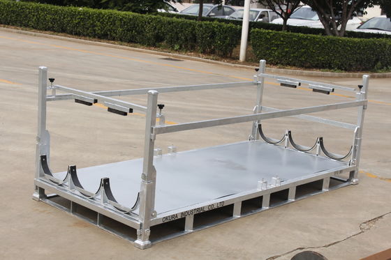 Faltbare Zink-Stahl-Transport-Palette des heißen Bad-1500KGS