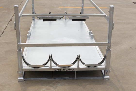 Faltbare Zink-Stahl-Transport-Palette des heißen Bad-1500KGS