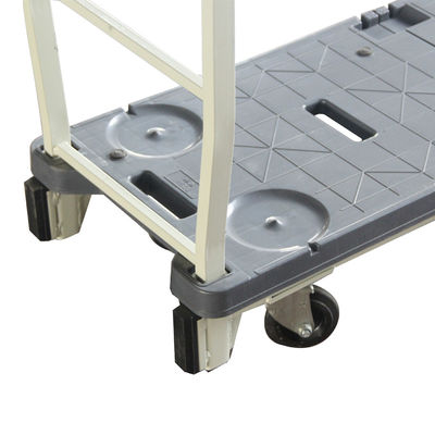 ISO galvanisierte 1100mm Längen-zusammenklappbares Rollenlogistische Laufkatze