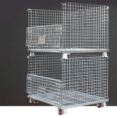 CER RAL Pulver beschichtete Draht Mesh Container der Falten-1000KG