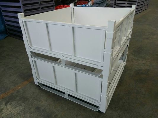 PALETTEN-Käfige der Pulver-Beschichtungs-1500kg Stahlder kapazitäts-2mm