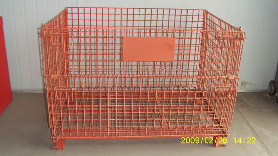 CER RAL Pulver beschichtete Draht Mesh Container der Falten-1000KG